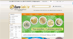 Desktop Screenshot of eurogold.lv