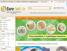 Tablet Screenshot of eurogold.lv